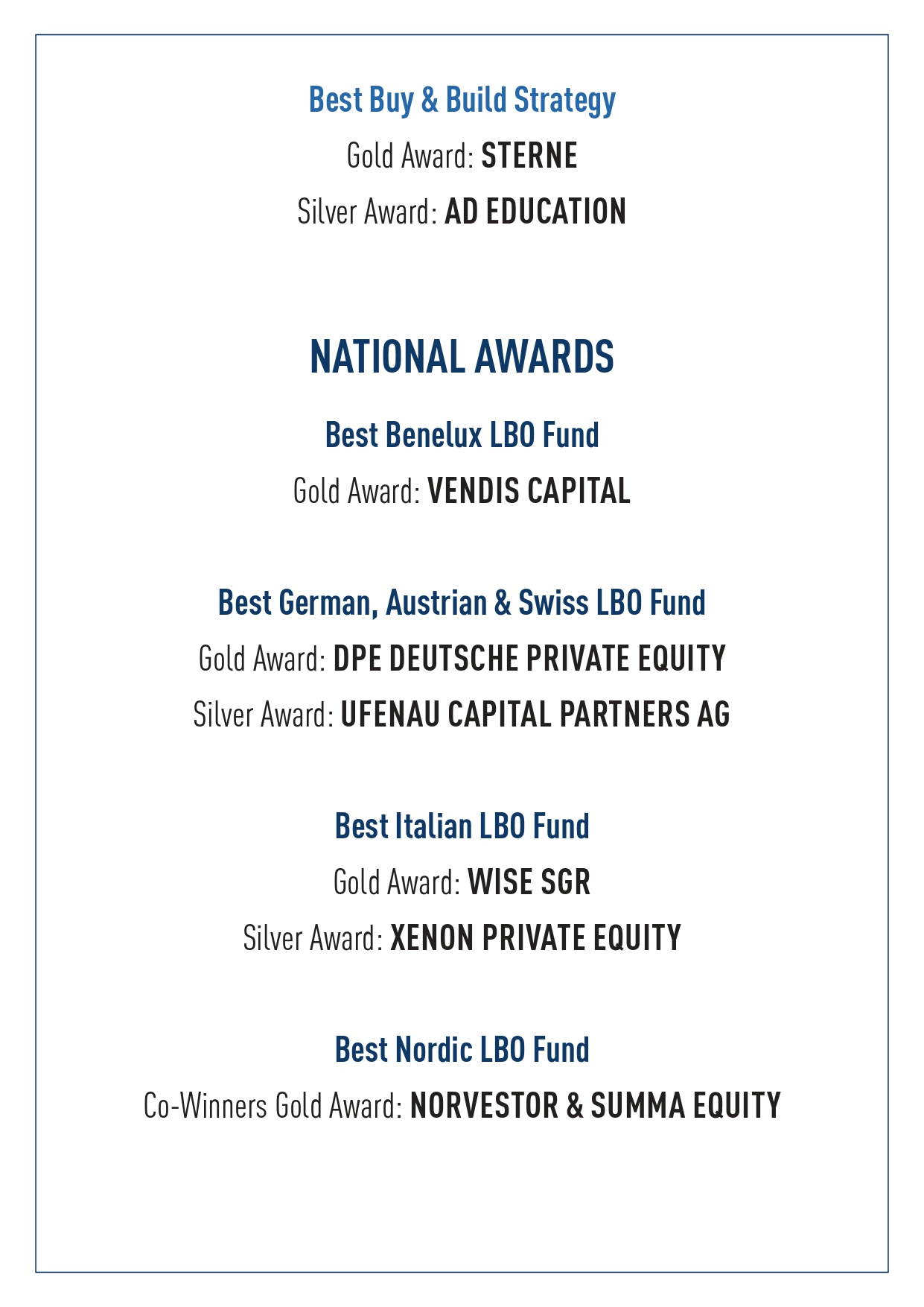 2022 Press Release Private Equity Exchange Awards 11 page 0001